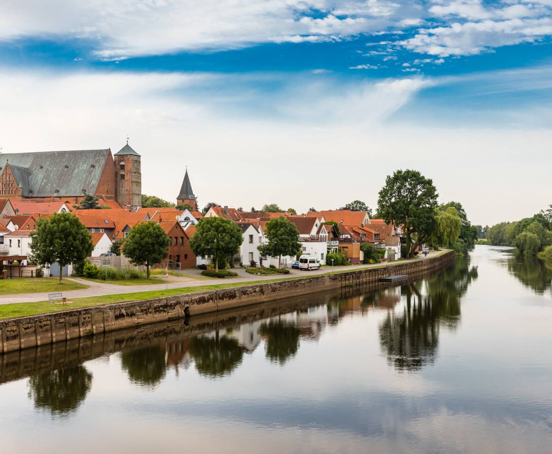 Fluss Aller in Verden Niedersachsen