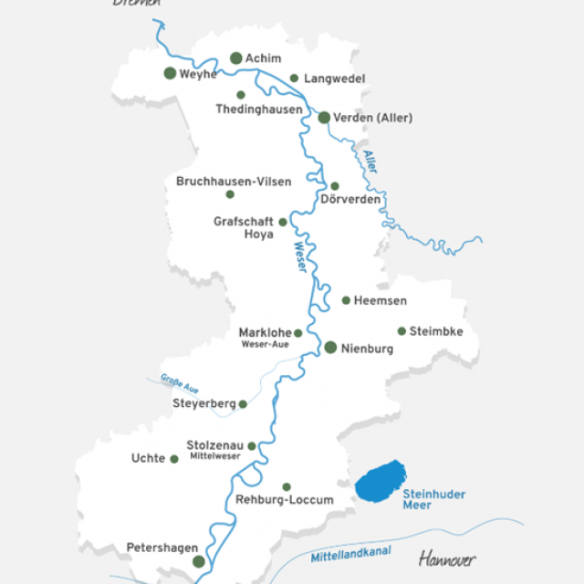 Stadt, Land, Fluss.
Die Mittel-Weser-Region. - Thöles Hotels & Gästehäuser
